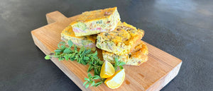 Bacon, Lemon, Greens and Egg